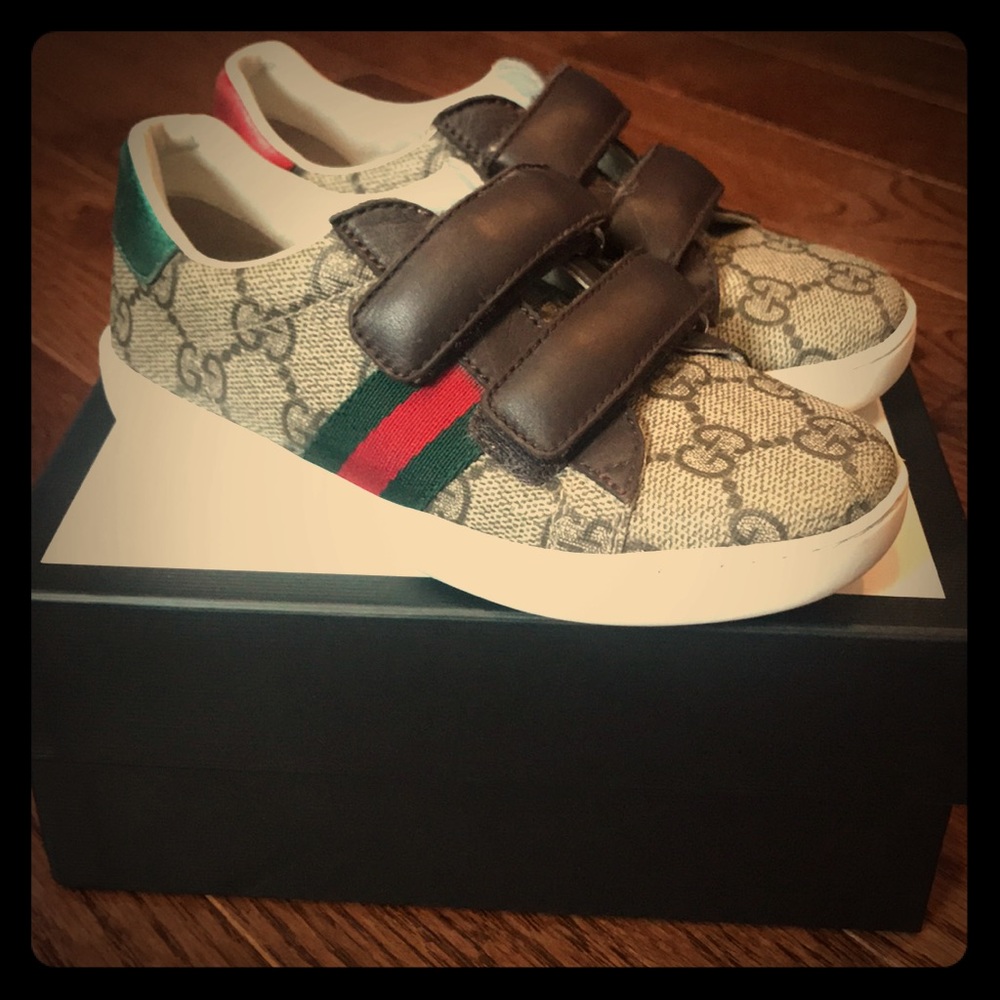 Gucci Childrens’ Ace GG Ace Supreme Sneaker